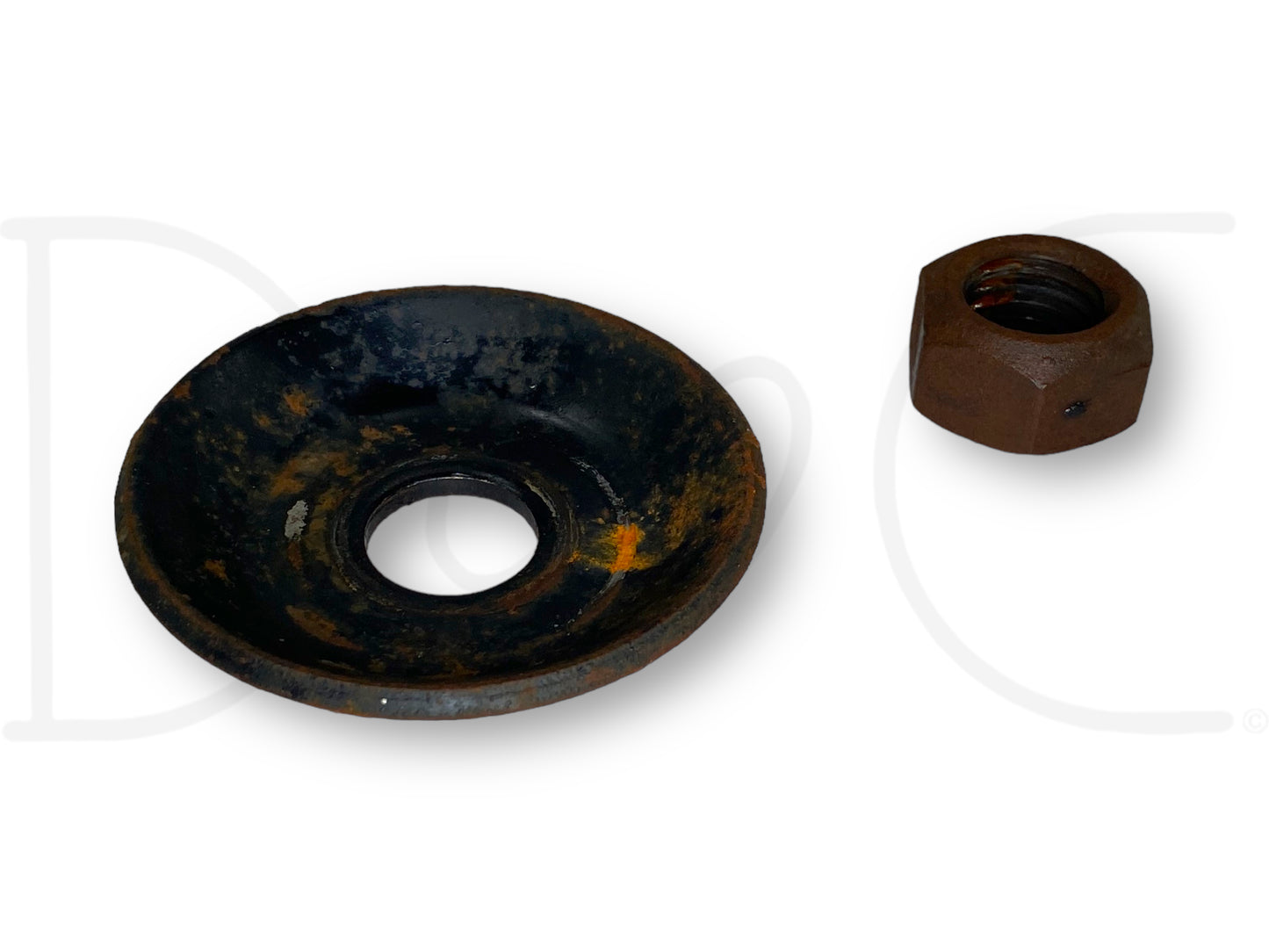 92-97 Ford F250 F350 Lower Coil Spring Retainer Washer W/ Nut 2WD