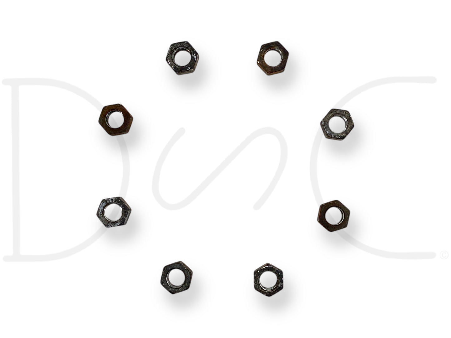 99-01 Ford F350 Dually 4X4 Front Axle Spacer Adapter Hardware Nuts Set 8 OE