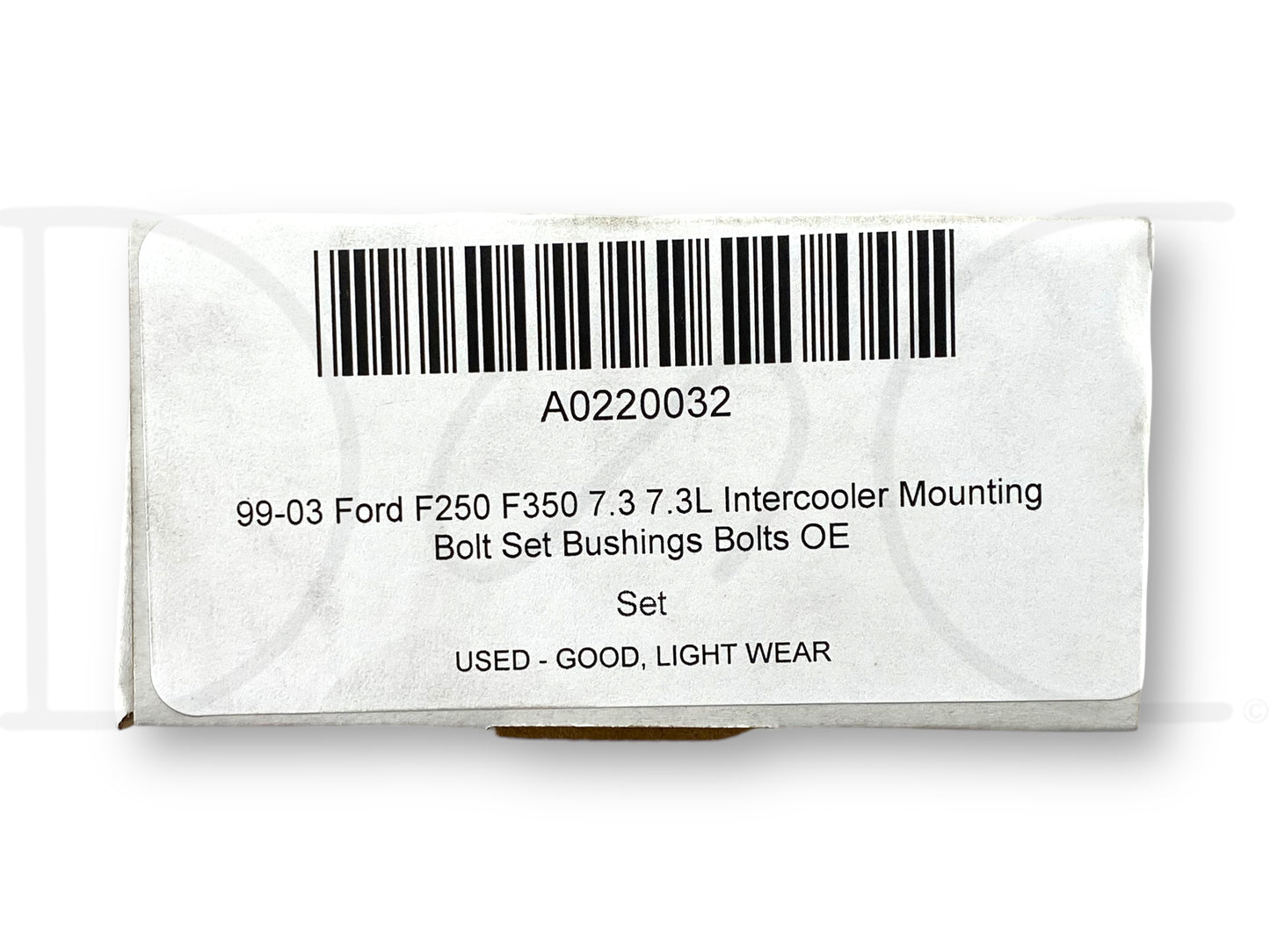 99-03 Ford F250 F350 7.3 7.3L Intercooler Mounting Bolt Set Bushings Bolts OE