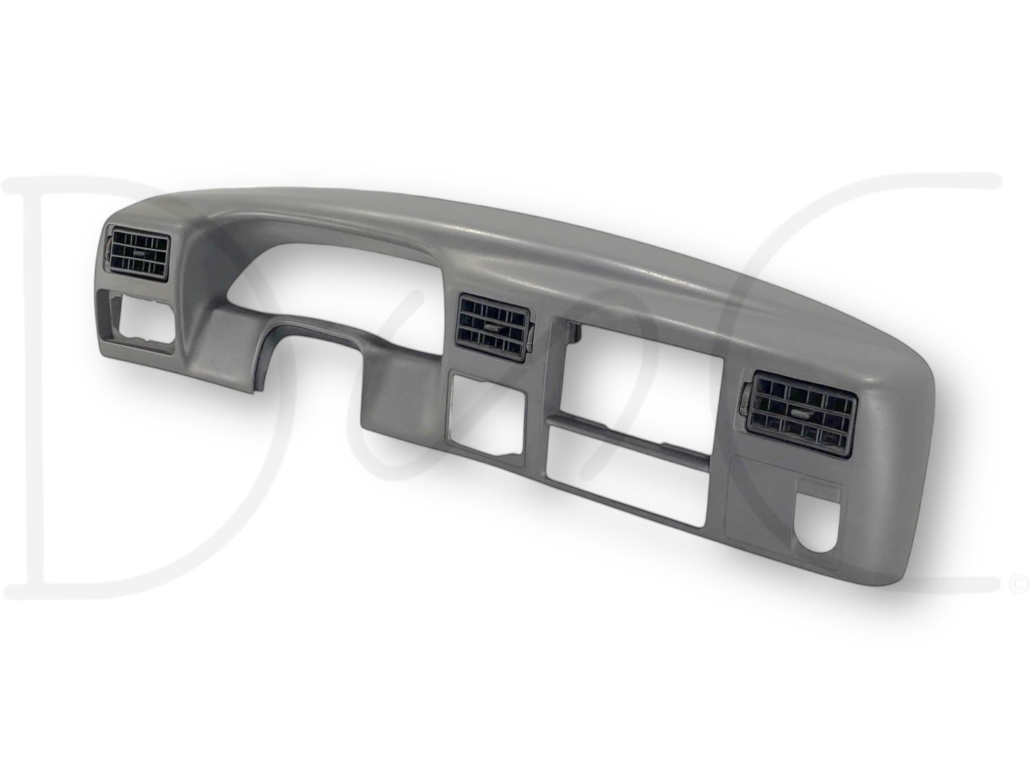 99-04 Ford F250 F350 Super Duty Dash Bezel Radio Cluster Trim Panel Gray OE
