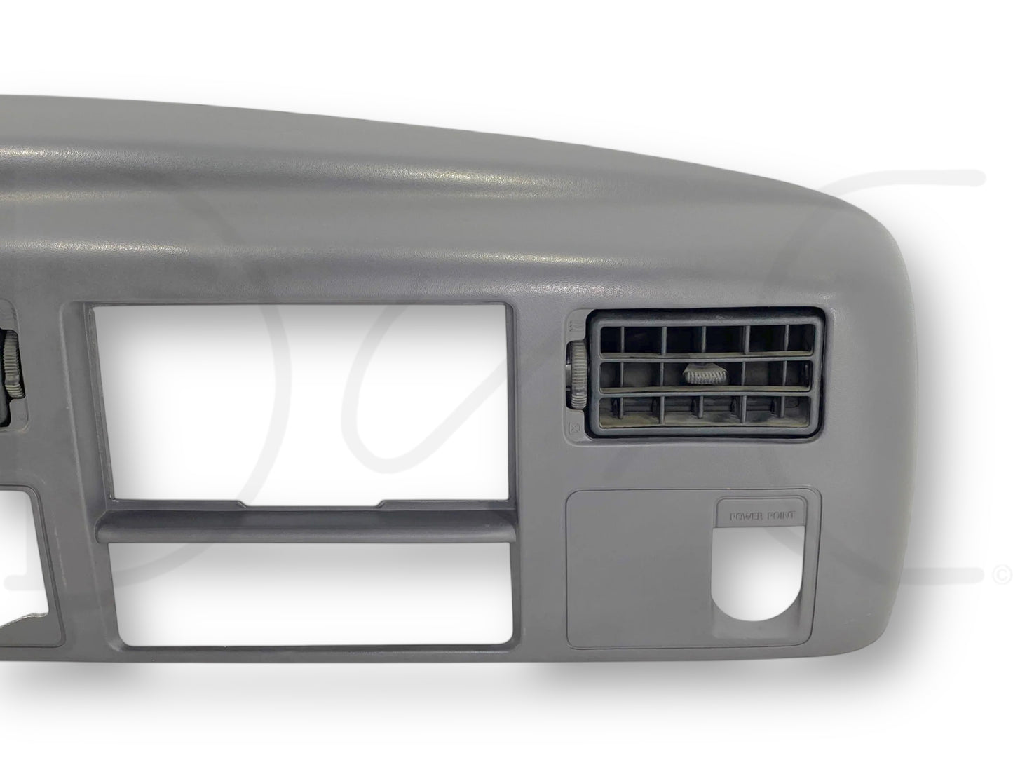 99-04 Ford F250 F350 Super Duty Dash Bezel Radio Cluster Trim Panel Gray OE