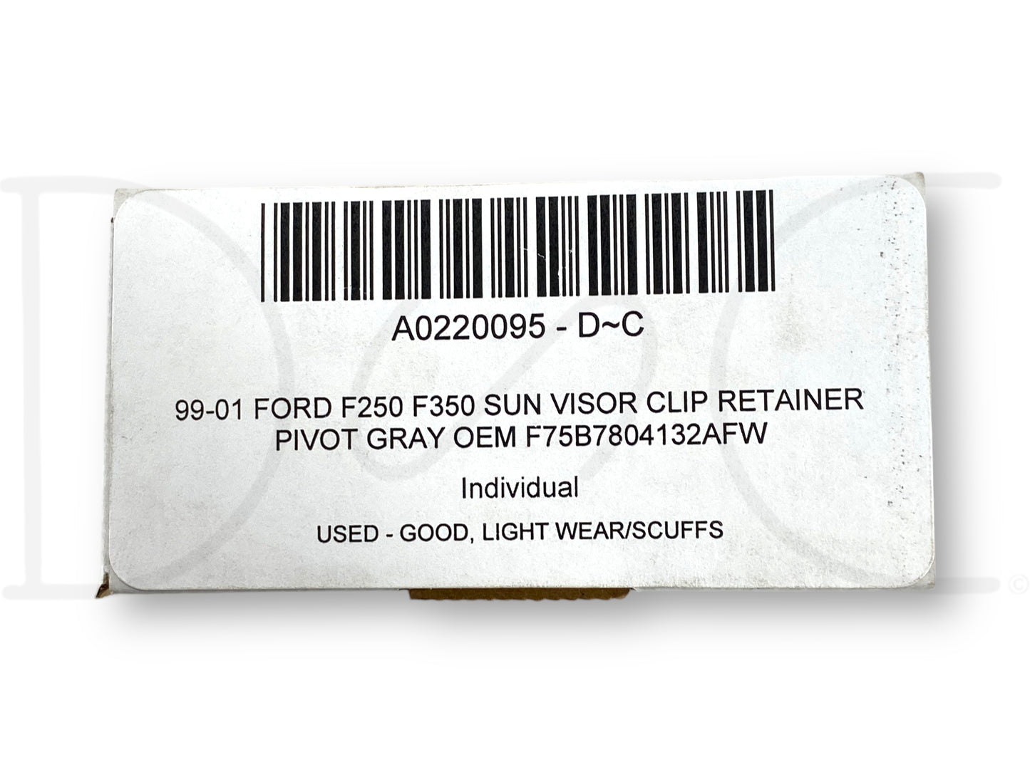 99-01 Ford F250 F350 Sun Visor Clip Retainer Pivot Gray OEM F75B7804132AFW