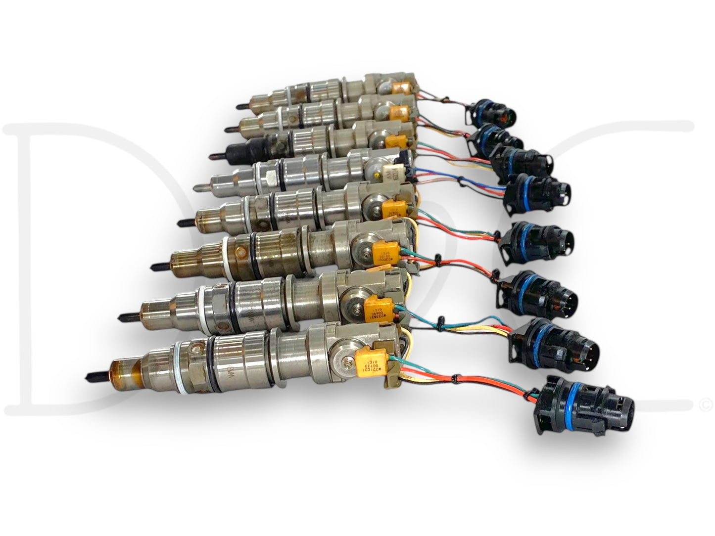 03-07 Ford F250 F350 6.0 6.0L Diesel Fuel Injector Set (8) Injectors *Cores*