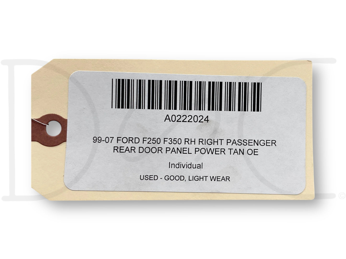 99-07 Ford F250 F350 RH Right Passenger Rear Door Panel Power Tan OE