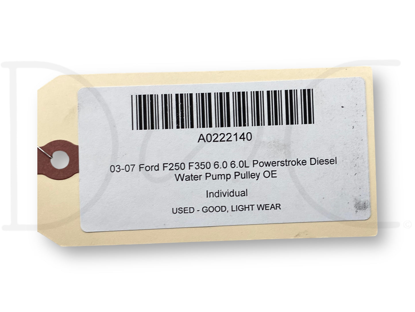 03-07 Ford F250 F350 6.0 6.0L Powerstroke Diesel Water Pump Pulley OE
