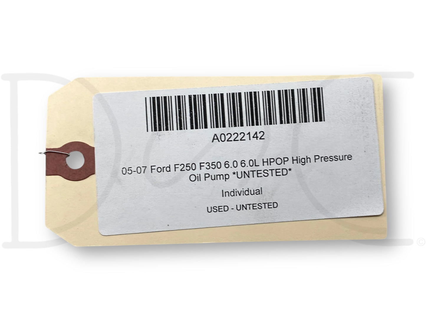 05-07 Ford F250 F350 6.0 6.0L HPOP High Pressure Oil Pump *Untested*