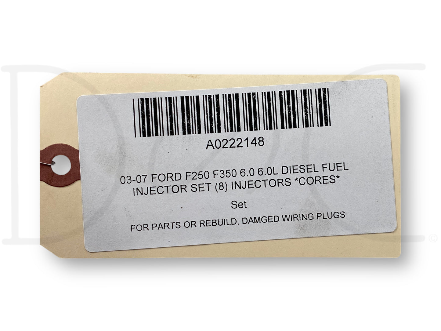 03-07 Ford F250 F350 6.0 6.0L Diesel Fuel Injector Set (8) Injectors *Cores*