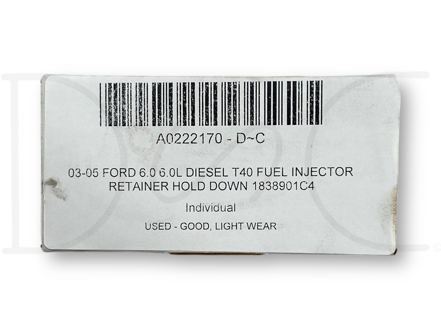 03-05 Ford 6.0 6.0L Diesel T40 Fuel Injector Retainer Hold Down 1838901C4