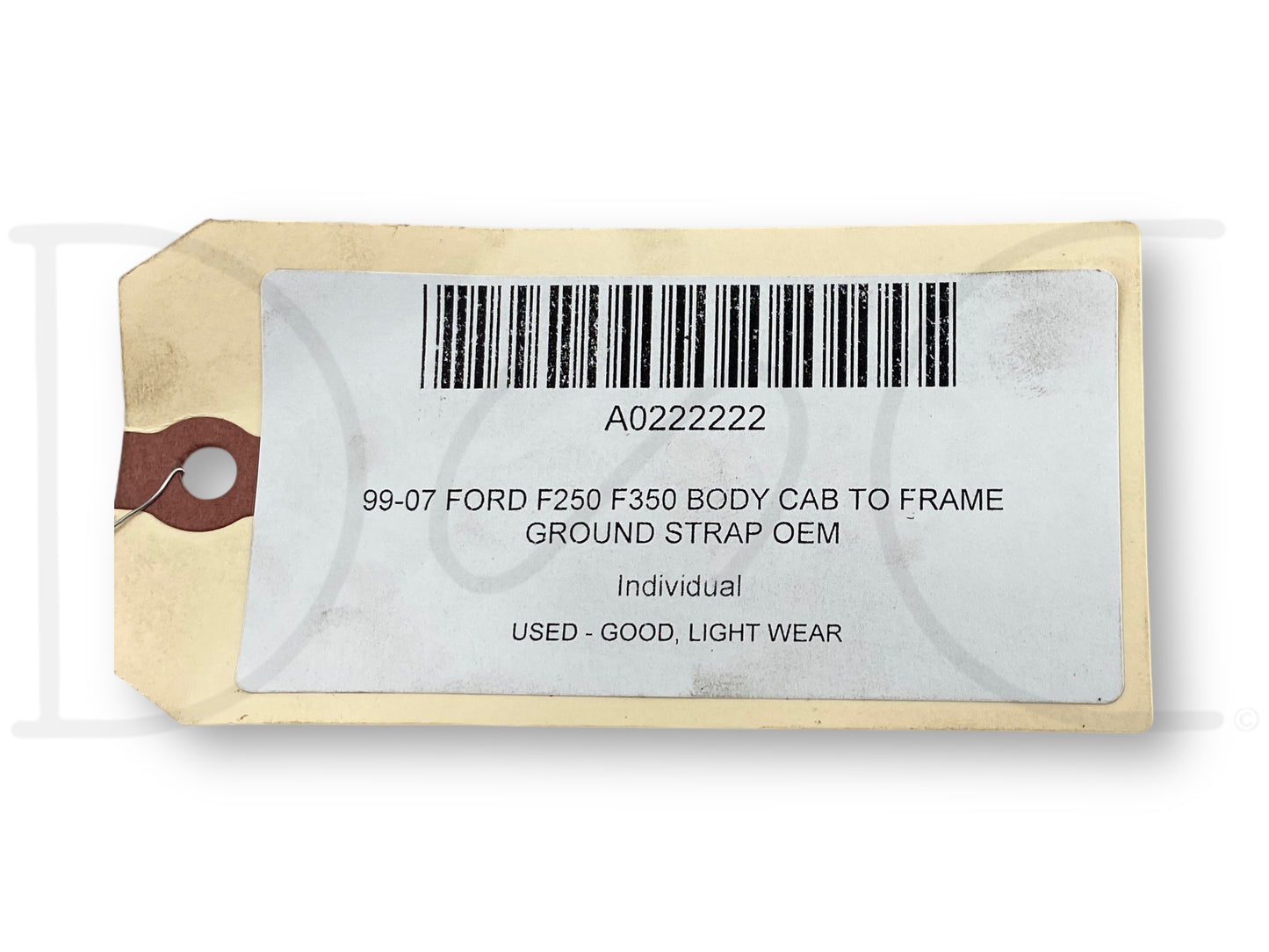 99-07 Ford F250 F350 Body Cab To Frame Ground Strap OEM