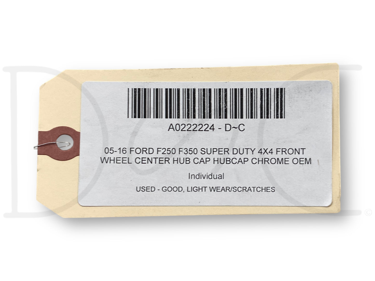 05-16 Ford F250 F350 Super Duty 4X4 Front Wheel Center Hub Cap Hubcap Chrome OEM