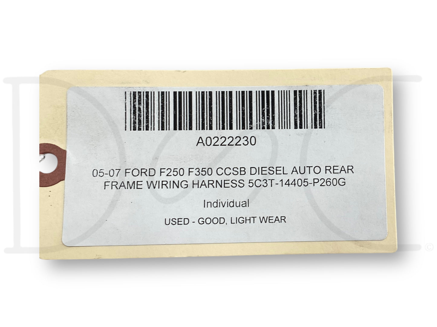 05-07 Ford F250 F350 CCSB Diesel Auto Rear Frame Wiring Harness 5C3T-14405-P260G