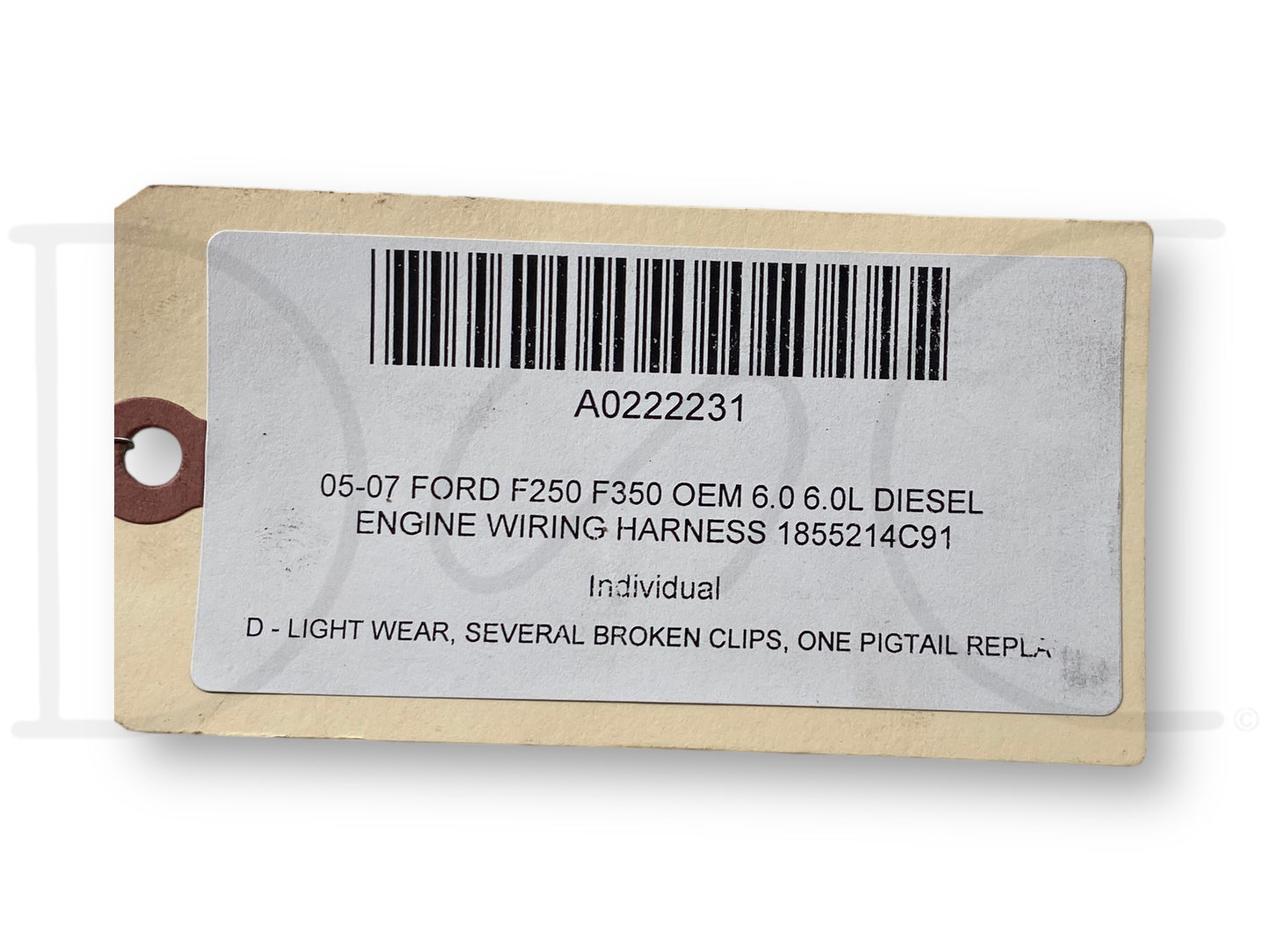 05-07 Ford F250 F350 OEM 6.0 6.0L Diesel Engine Wiring Harness 1855214C91