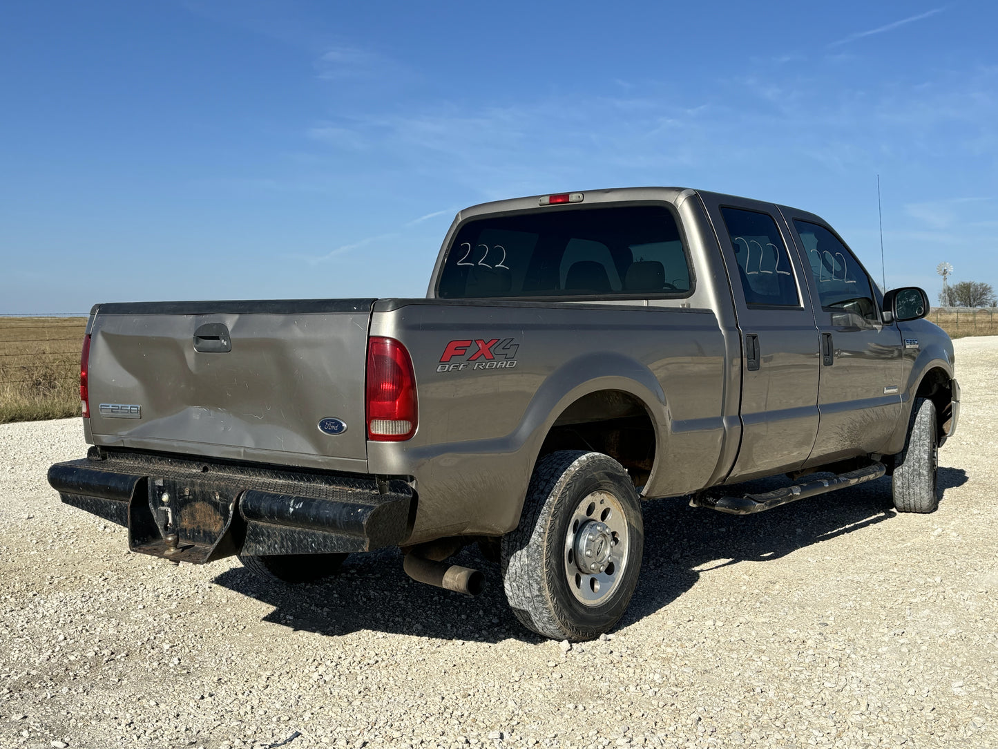 99-07 Ford F250 F350 Rear RH Right Passenger Crew Cab Door Aq Tan