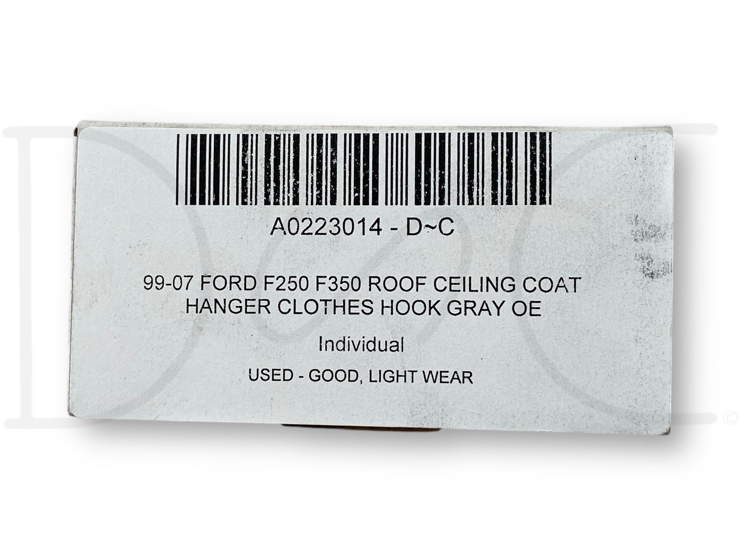 99-07 Ford F250 F350 Roof Ceiling Coat Hanger Clothes Hook Gray OE