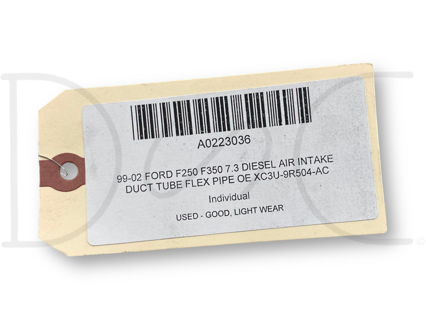 99-02 Ford F250 F350 7.3 Diesel Air Intake Duct Tube Flex Pipe OE Xc3U-9R504-AC