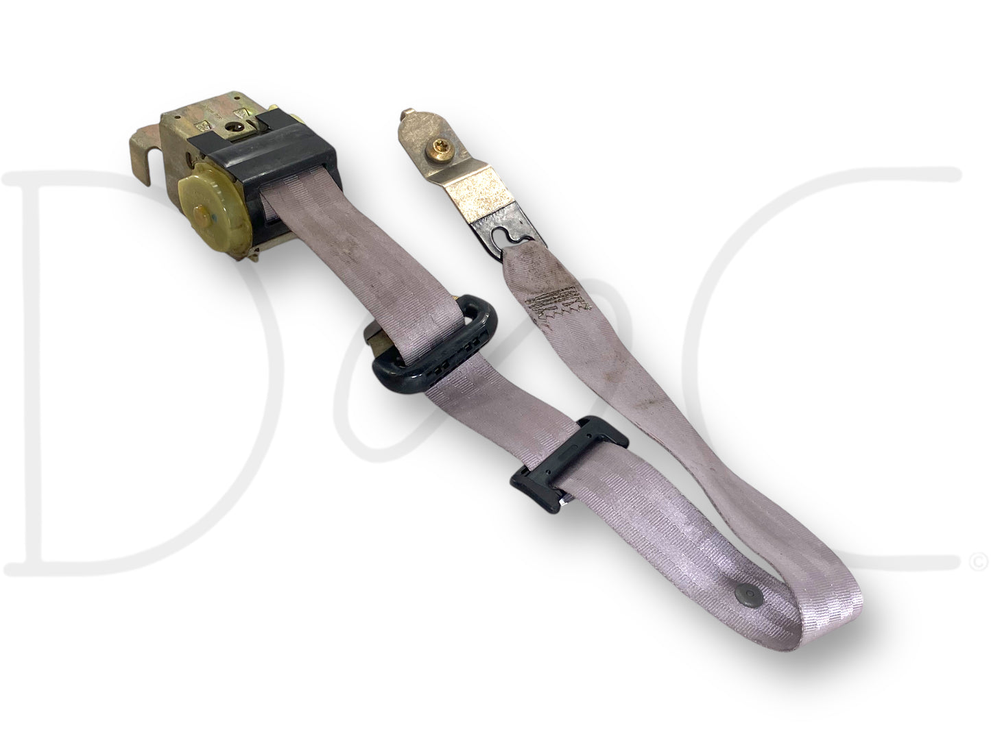 99-04 Ford F250 F350 Extended Cab Right Passenger Rear Seat Belt Seatbelt Gray