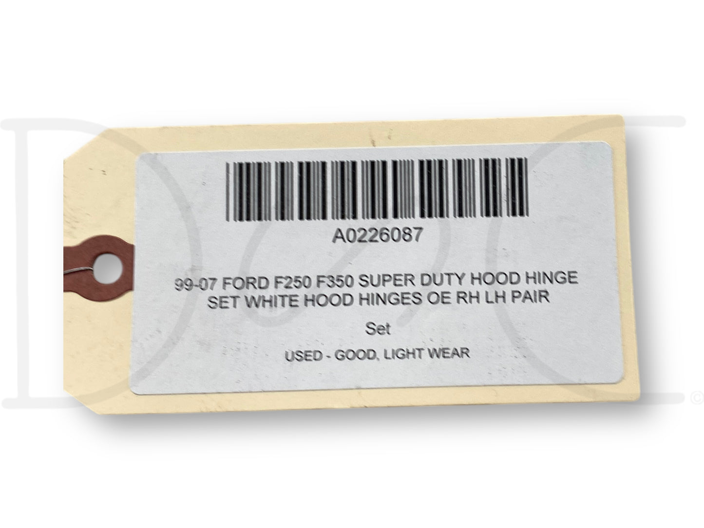 99-07 Ford F250 F350 Super Duty Hood Hinge Set White Hood Hinges OE RH LH Pair