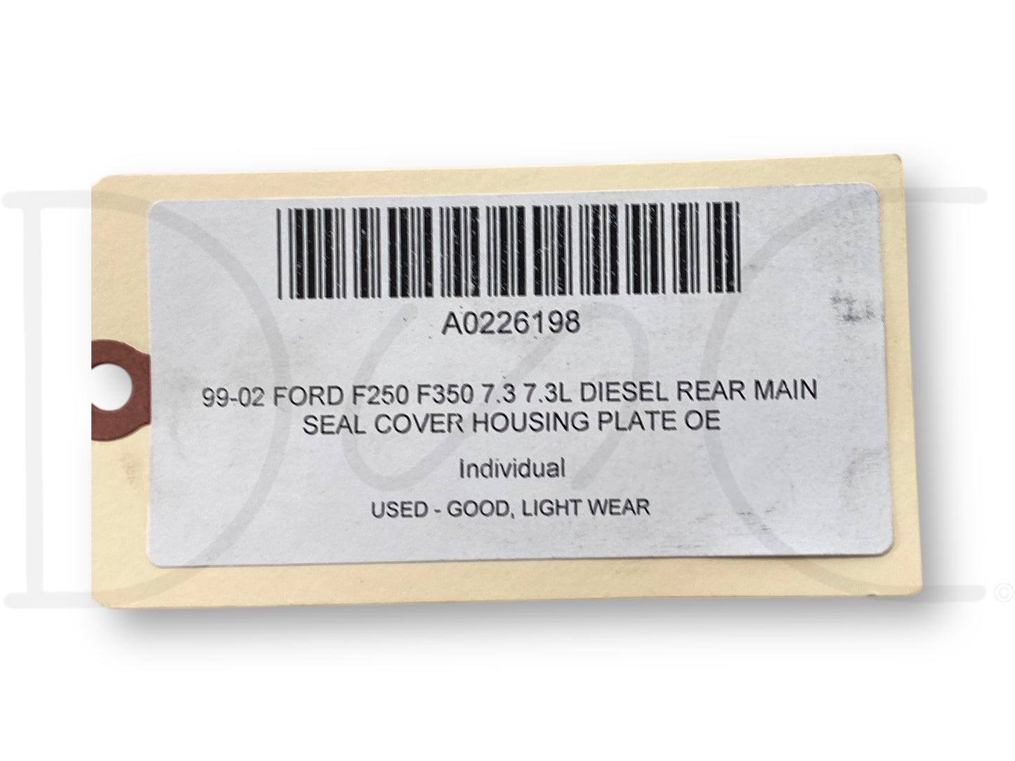 99-02 Ford F250 F350 7.3 7.3L Diesel Rear Main Seal Cover Housing Plate OE