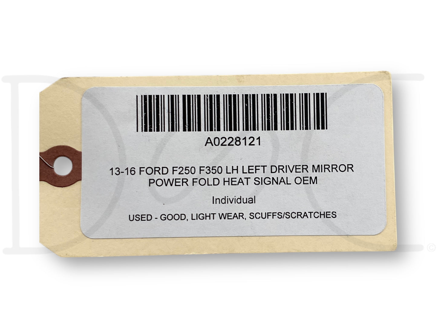 13-16 Ford F250 F350 LH Left Driver Mirror Power Fold Heat Signal OEM