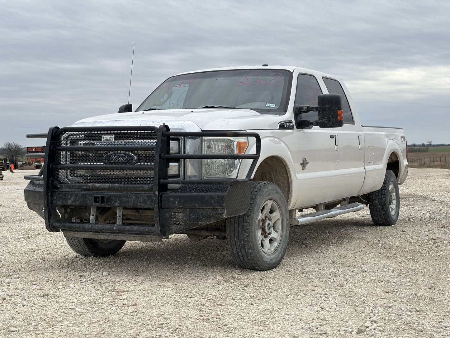 11-16 Ford F250 F350 Super Duty Hood Ug Pearl White