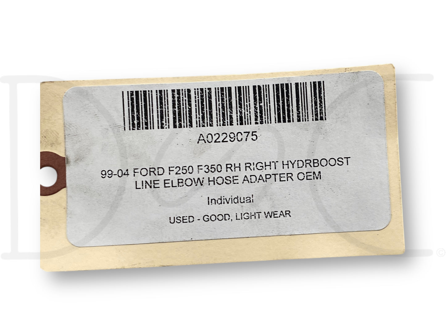 99-04 Ford F250 F350 RH Right Hydroboost Line Elbow Hose Adapter OEM