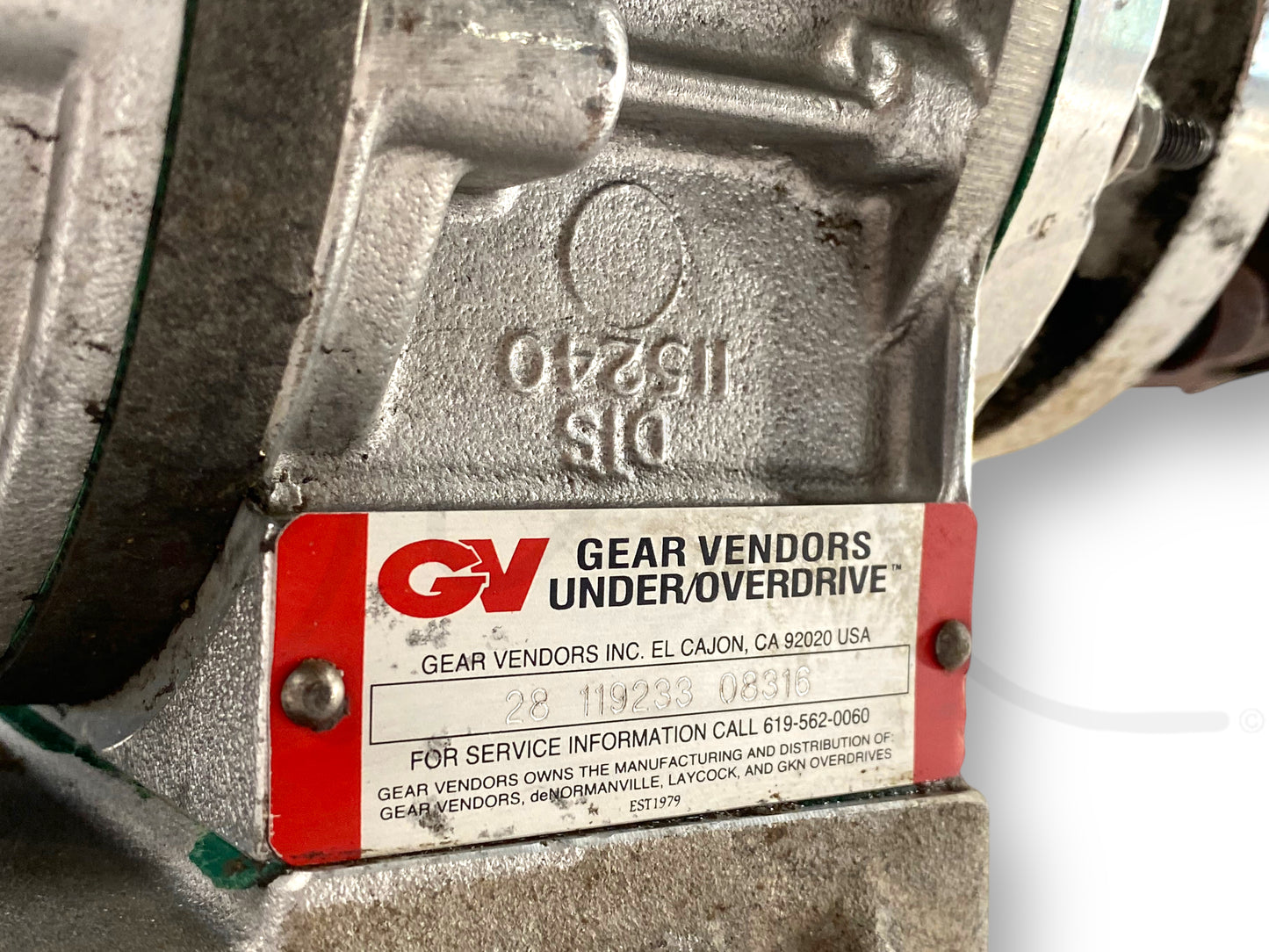 Gear Vendors Overdrive For 99-02 Ford ZF6 2WD 28-119233-08316 *For Repair*