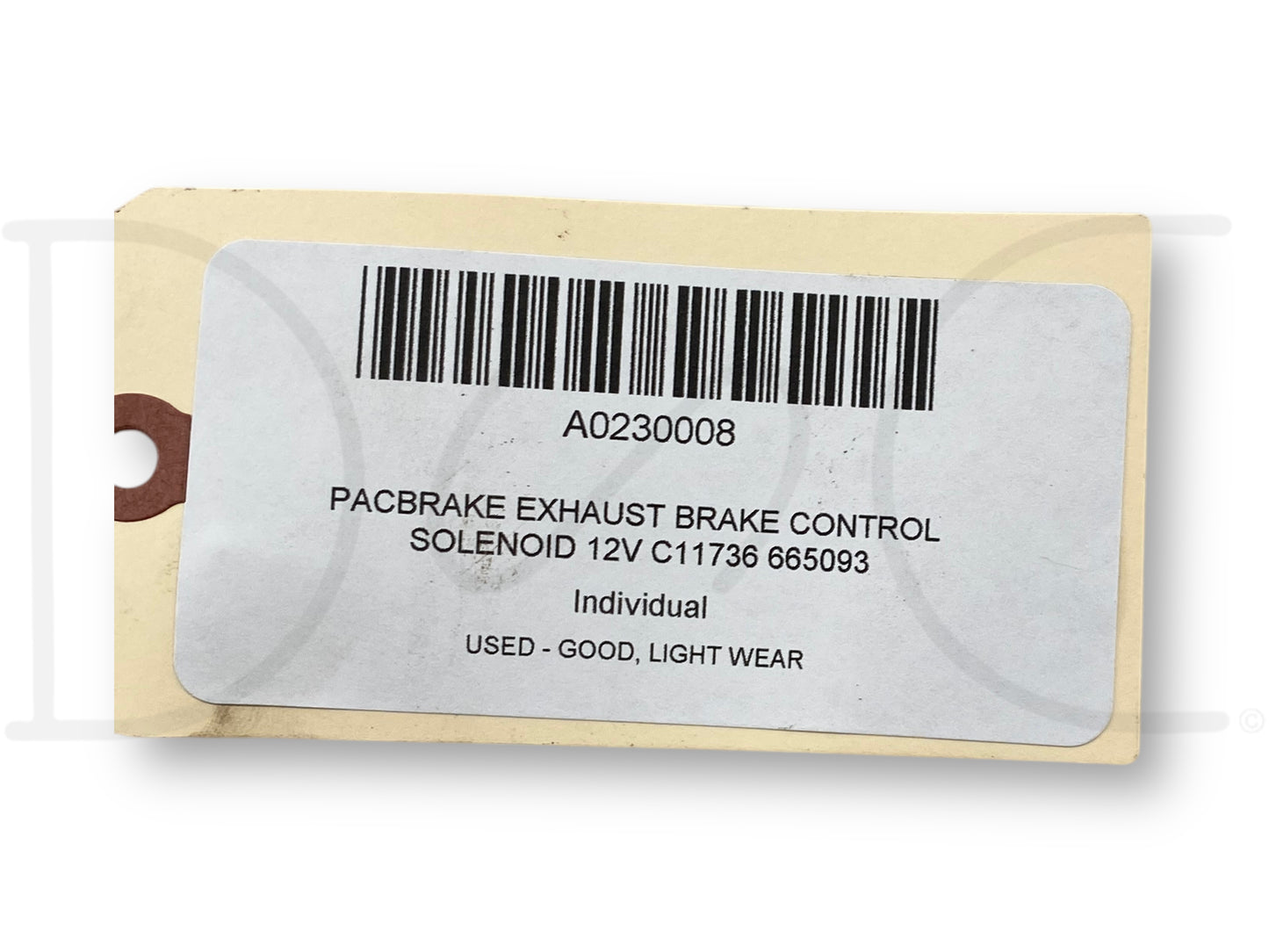 Pacbrake Exhaust Brake Control Solenoid 12V C11736 665093