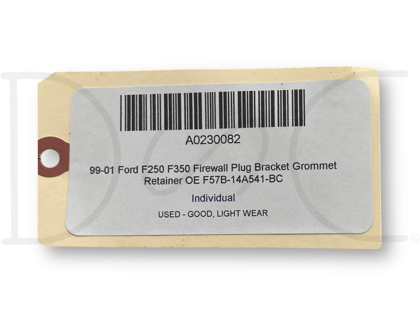 99-01 Ford F250 F350 Firewall Plug Bracket Grommet Retainer OE F57B-14A541-Bc