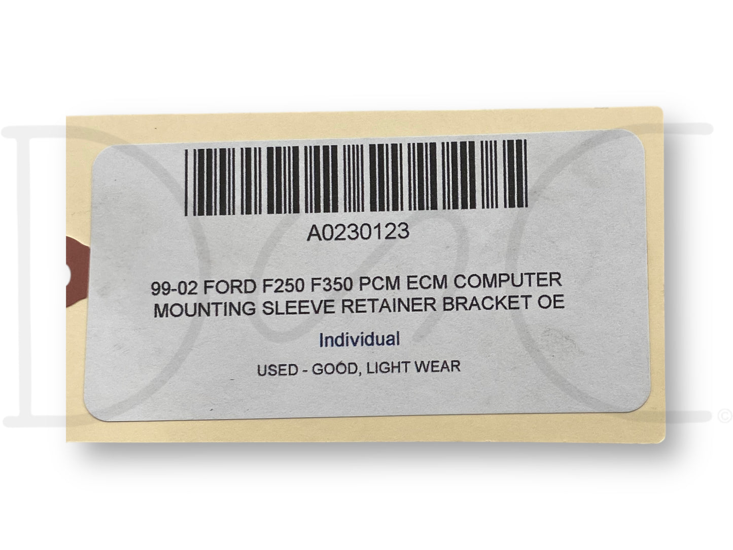 99-02 Ford F250 F350 PCM ECM Computer Mounting Sleeve Retainer Bracket OE