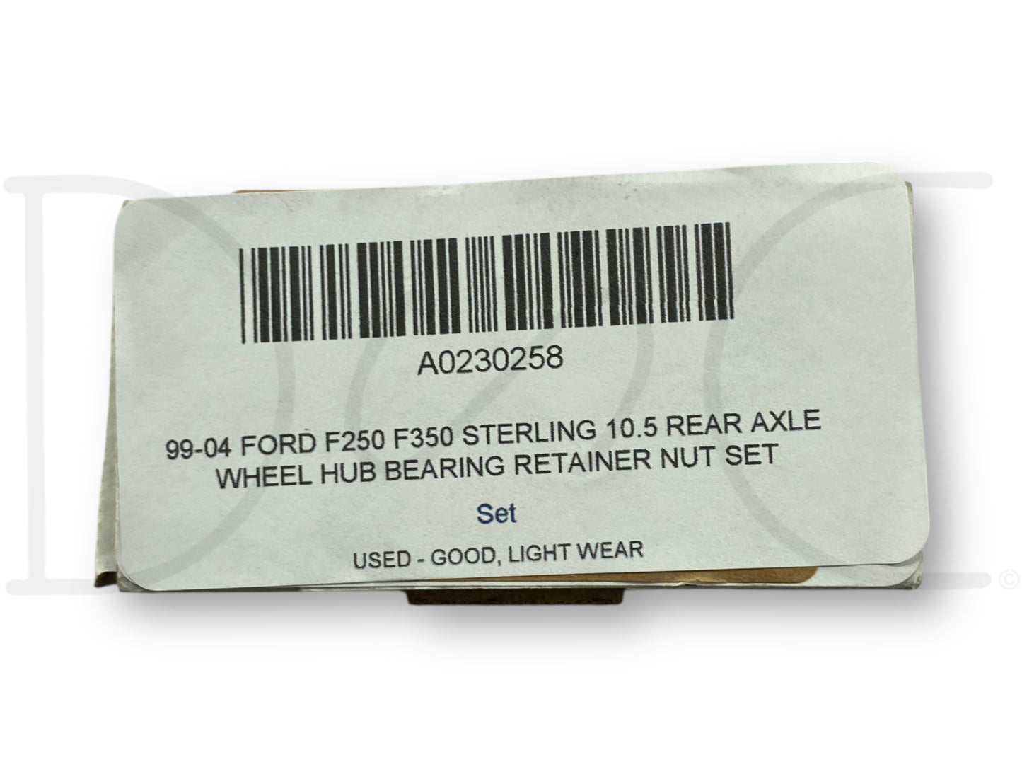 99-04 Ford F250 F350 Sterling 10.5 Rear Axle Wheel Hub Bearing Retainer Nut Set