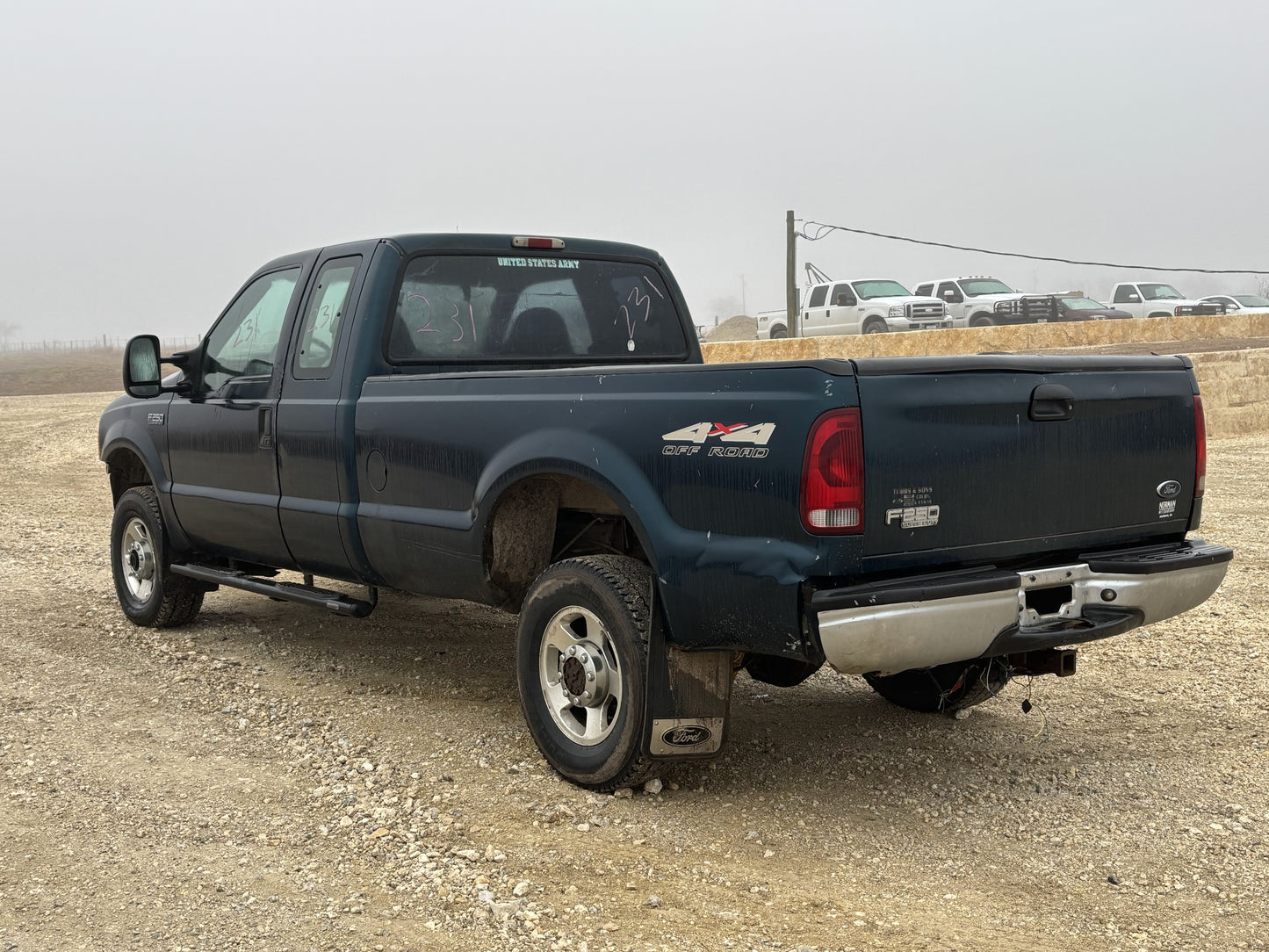 99-07 Ford F250 F350 Hood Su Green