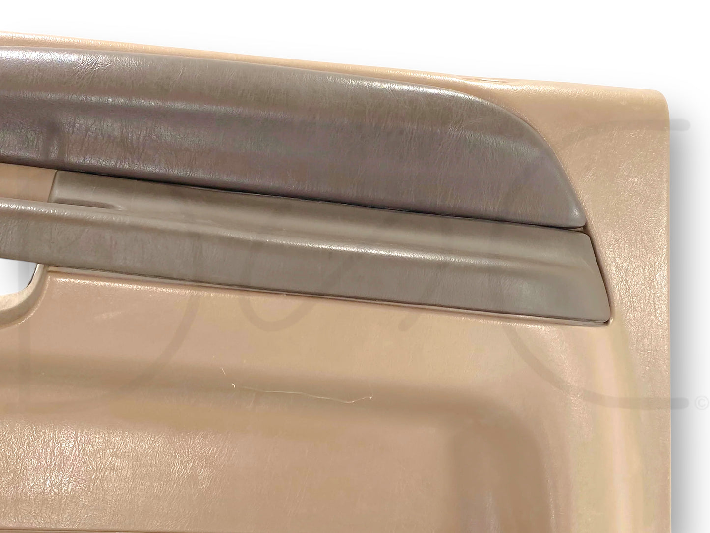 1999 Ford F250 F350 RH Right Passenger Front Door Panel Power Prairie Tan