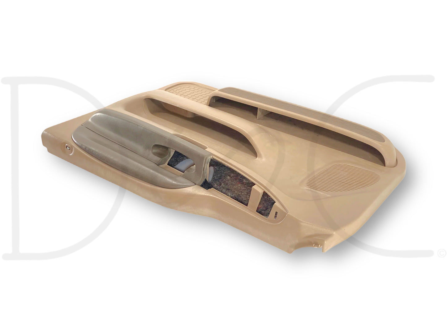 1999 Ford F250 F350 RH Right Passenger Front Door Panel Power Prairie Tan