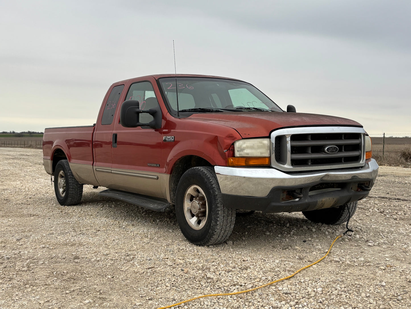 99-07 Ford F250 F350 Hood Bn Orange