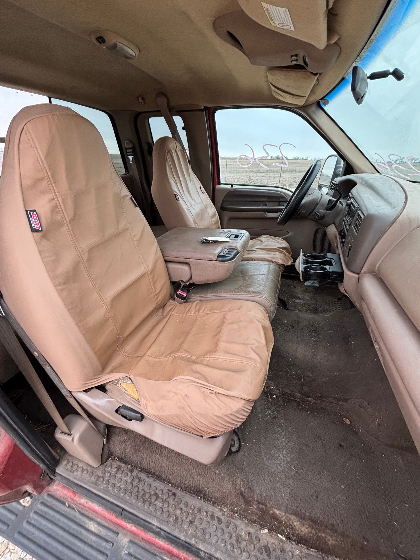 99-07 Ford F250 F350 Hood Bn Orange