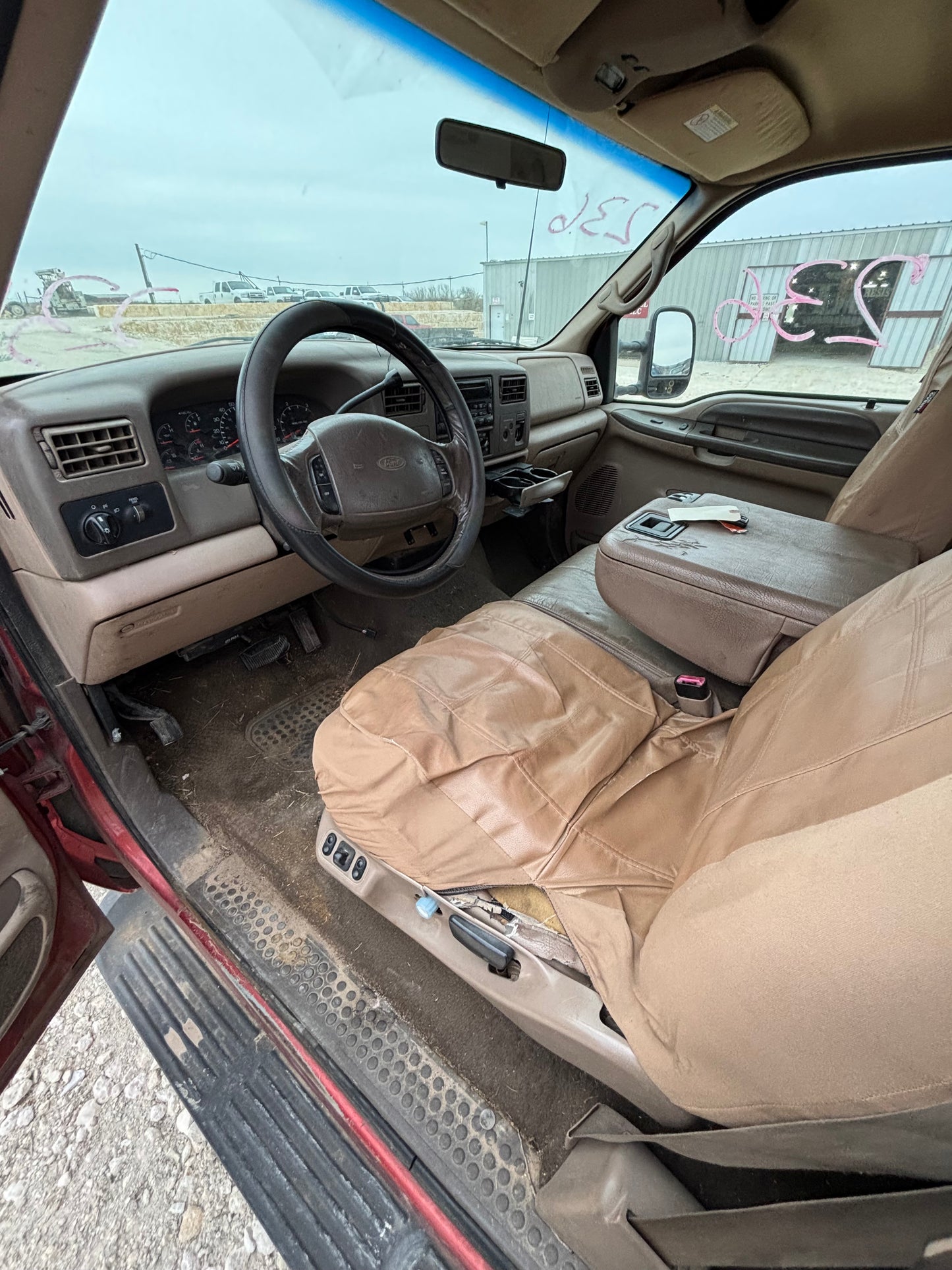 99-07 Ford F250 F350 Hood Bn Orange