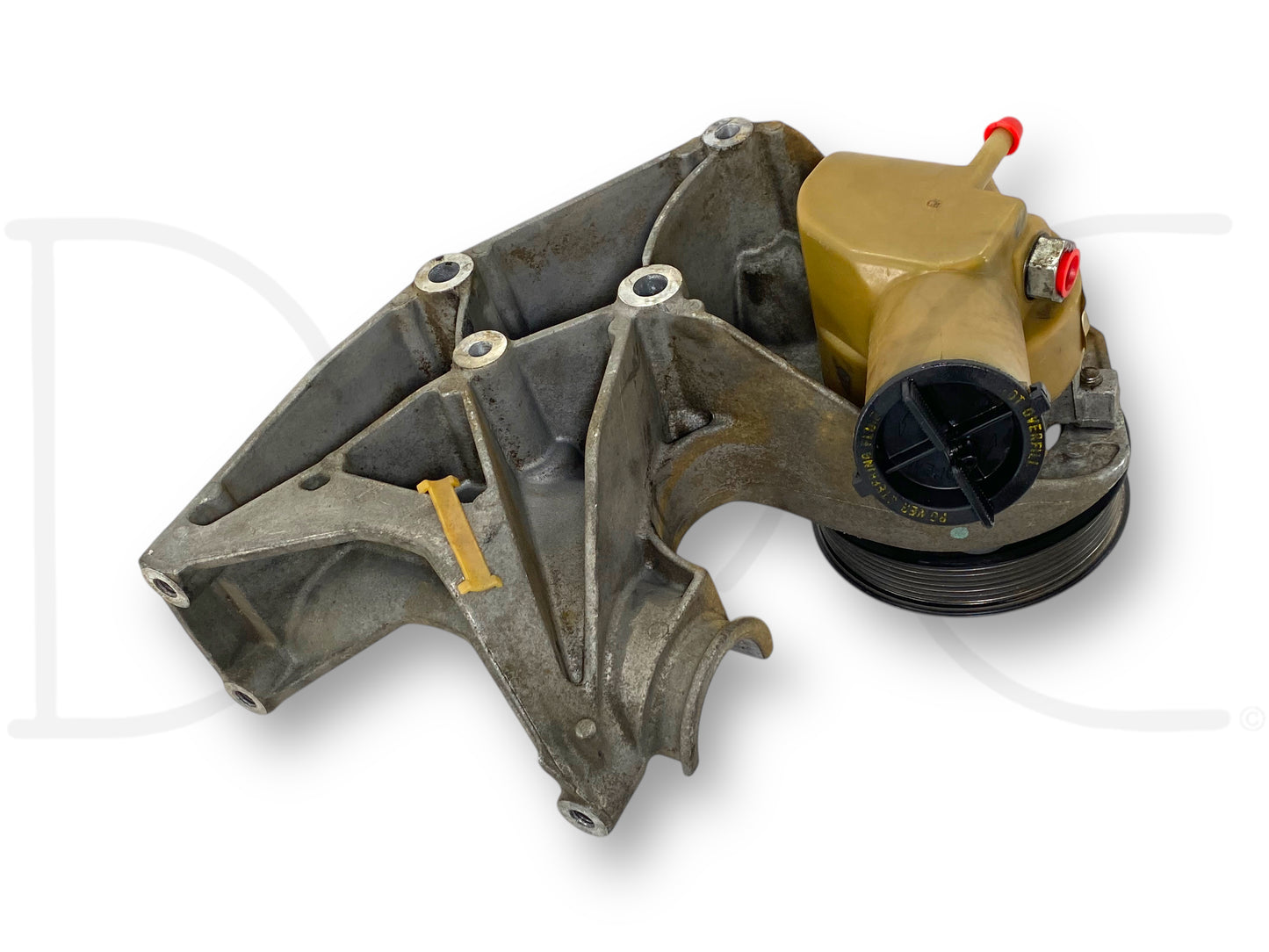 99-02 Ford F250 F350 7.3L Power Steering Pump Alternator Bracket Pulley Assembly