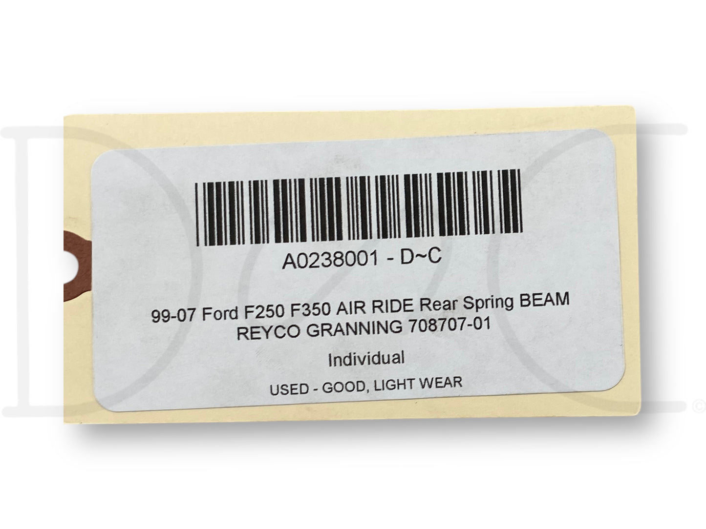99-07 Ford F250 F350 Air Ride Rear Spring Beam Reyco Granning 708707-01