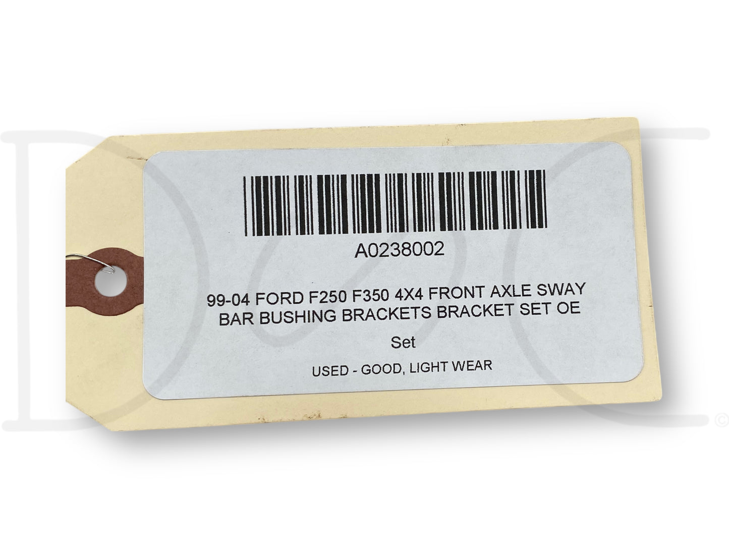 99-04 Ford F250 F350 4X4 Front Axle Sway Bar Bushing Brackets Bracket Set OE