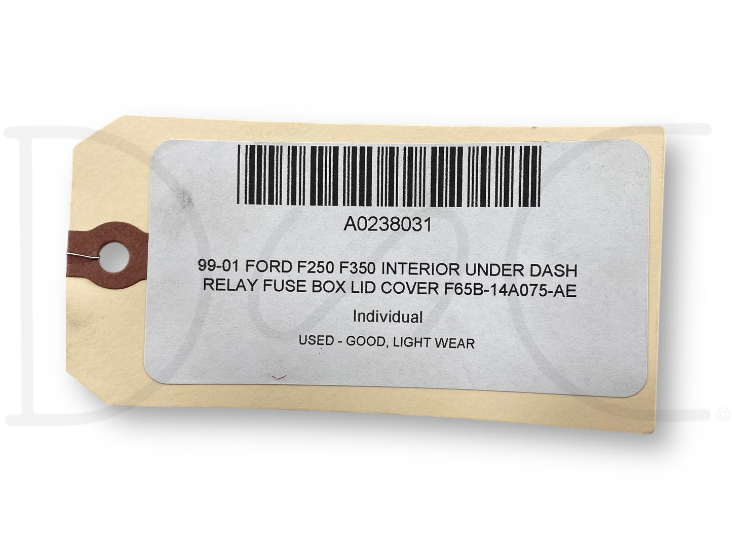 99-01 Ford F250 F350 Interior Under Dash Relay Fuse Box Lid Cover F65B-14A075-Ae