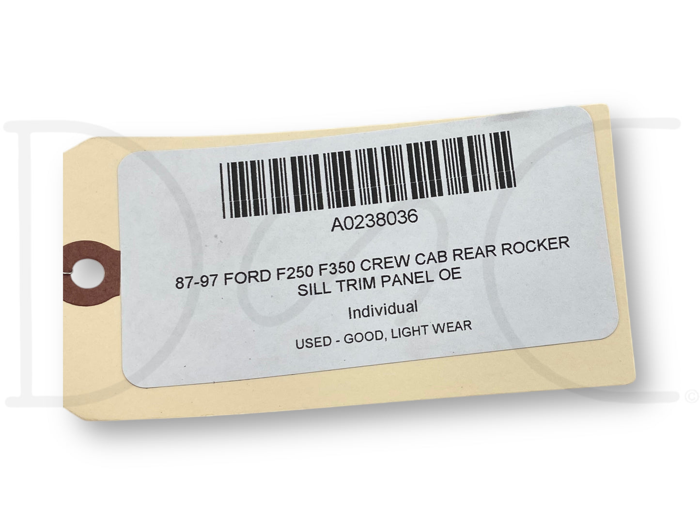 87-97 Ford F250 F350 Crew Cab Rear Rocker Sill Trim Panel OE