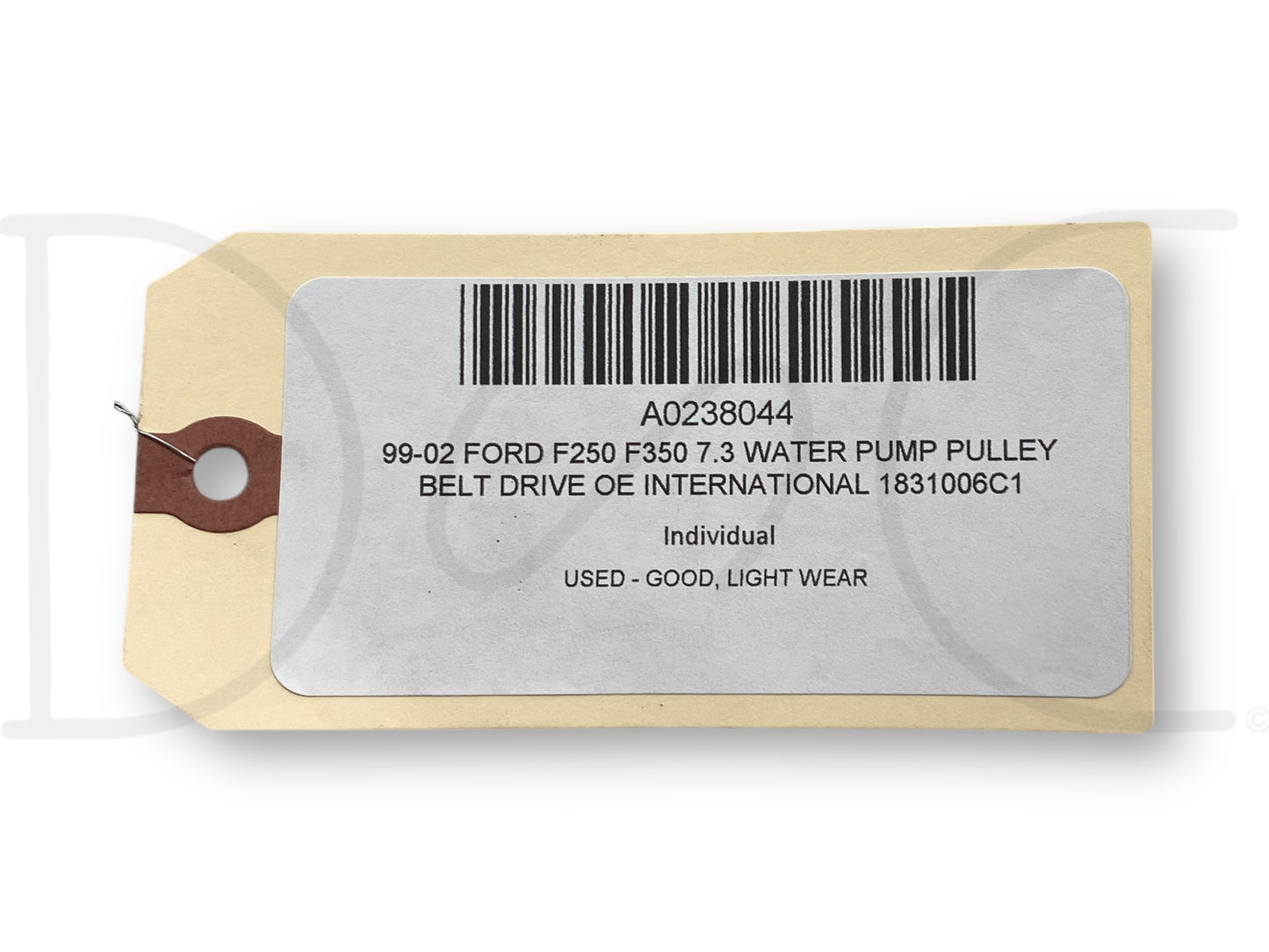 99-02 Ford F250 F350 7.3 Water Pump Pulley Belt Drive OE International 1831006C1
