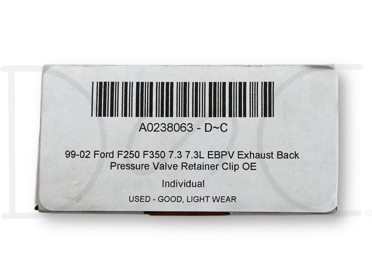 99-02 Ford F250 F350 7.3 7.3L EBPV Exhaust Back Pressure Valve Retainer Clip OE