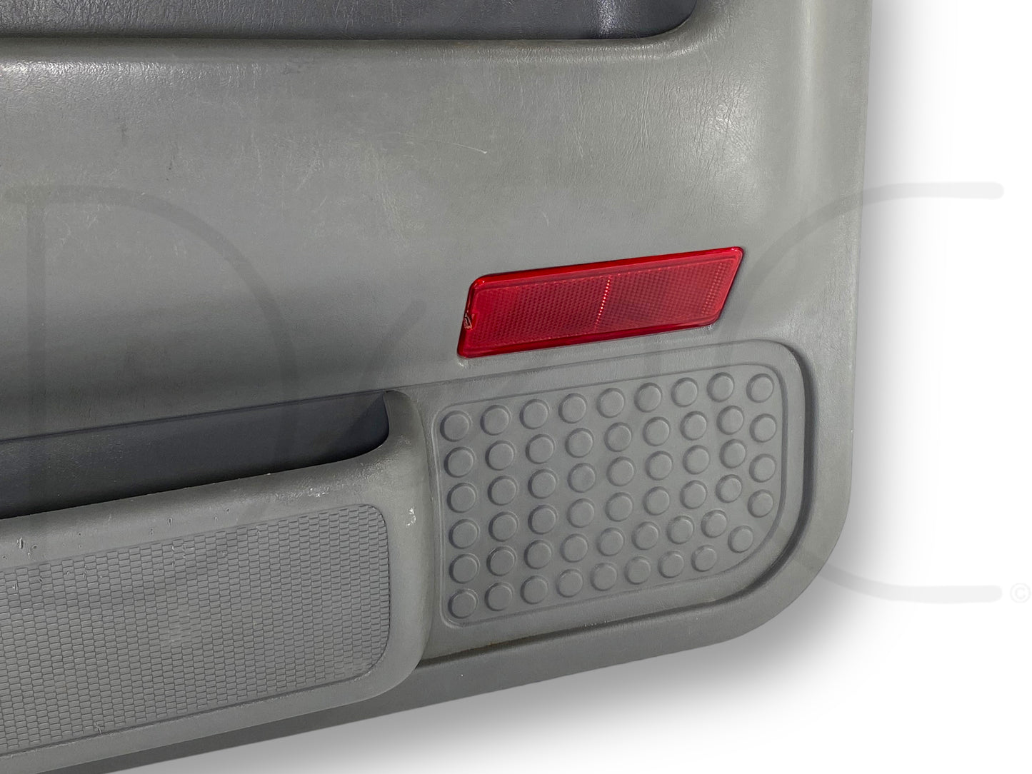 99-07 Ford F250 F350 RH Right Passenger Front Door Panel Power Gray *Blem*