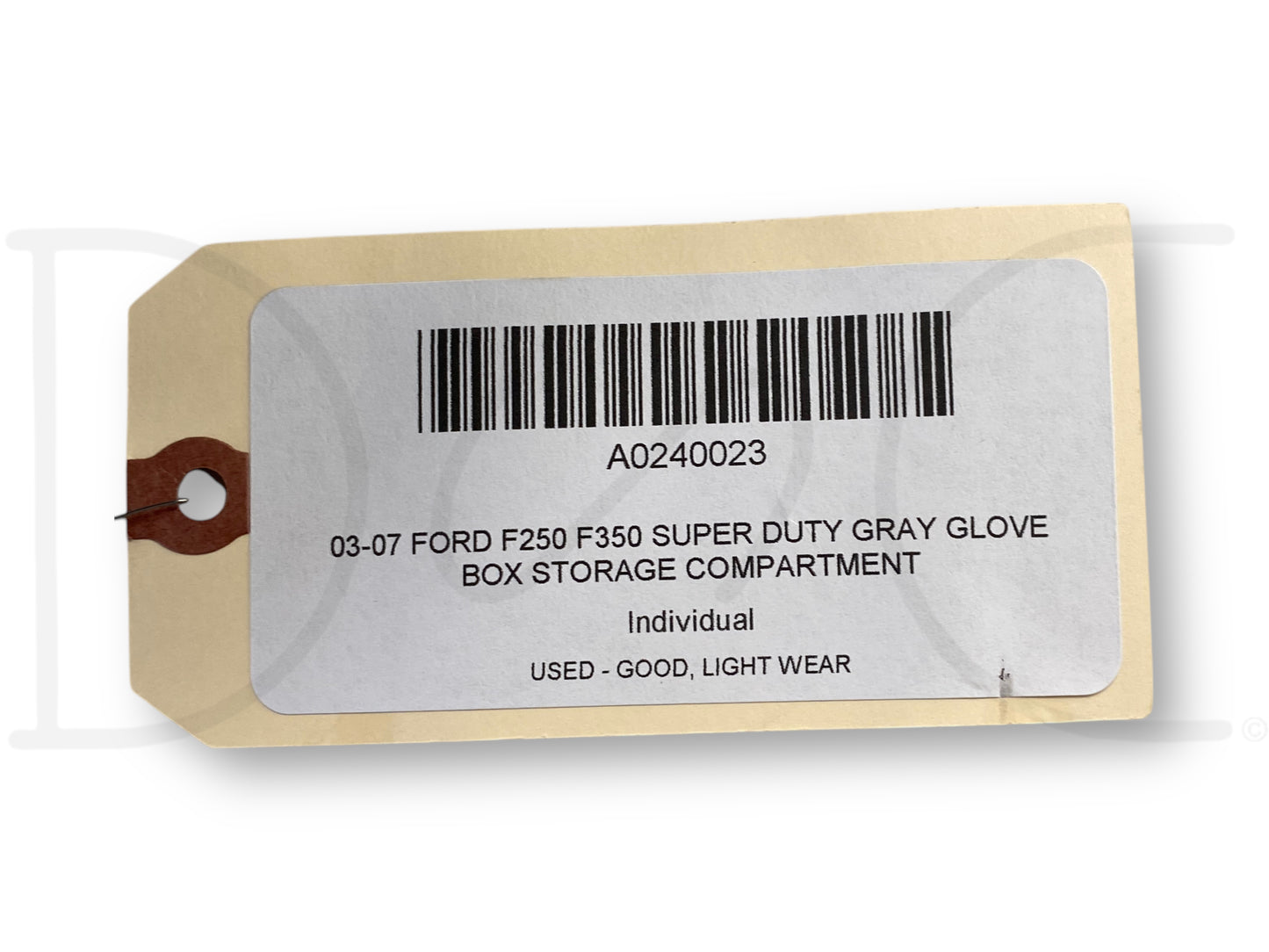 03-07 Ford F250 F350 Super Duty Gray Glove Box Storage Compartment