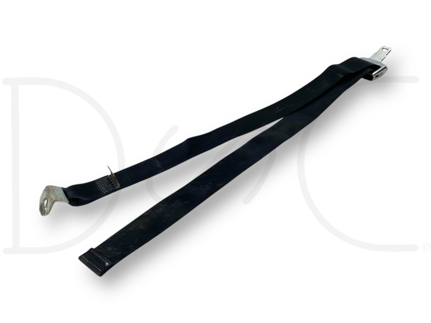 01-10 Ford F250 F350 Front Center Jump Seat Lap Belt Seatbelt Black OEM
