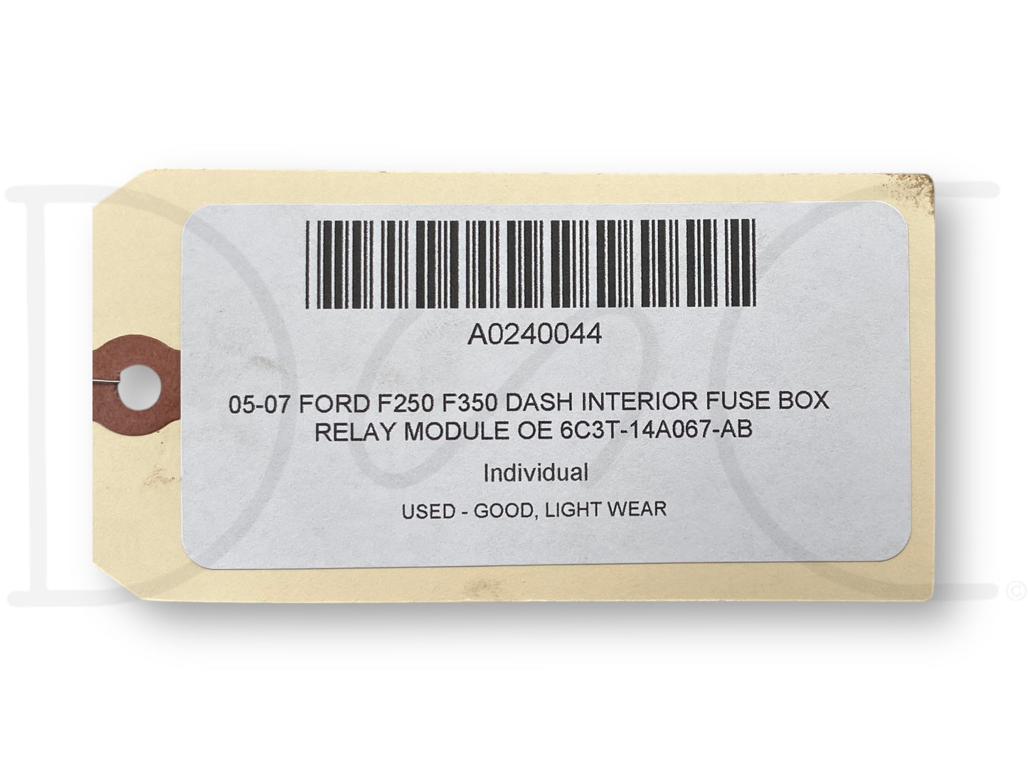 05-07 Ford F250 F350 Dash Interior Fuse Box Relay Module OE 6C3T-14A067-AB