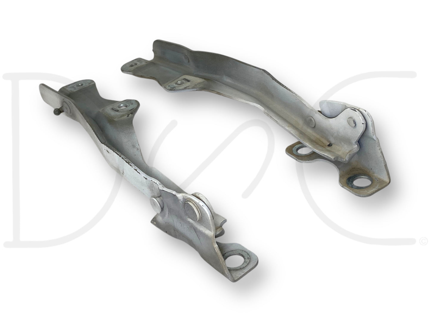 99-07 Ford F250 F350 Super Duty Hood Hinge Set White Hood Hinges OE RH LH Pair