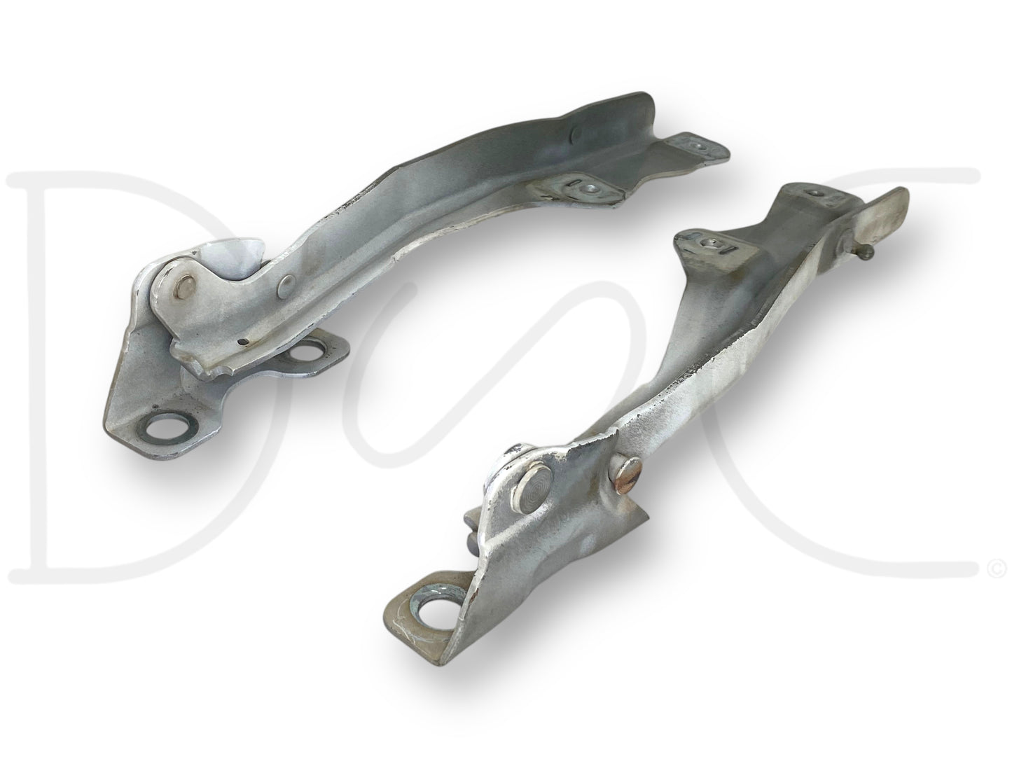 99-07 Ford F250 F350 Super Duty Hood Hinge Set White Hood Hinges OE RH LH Pair