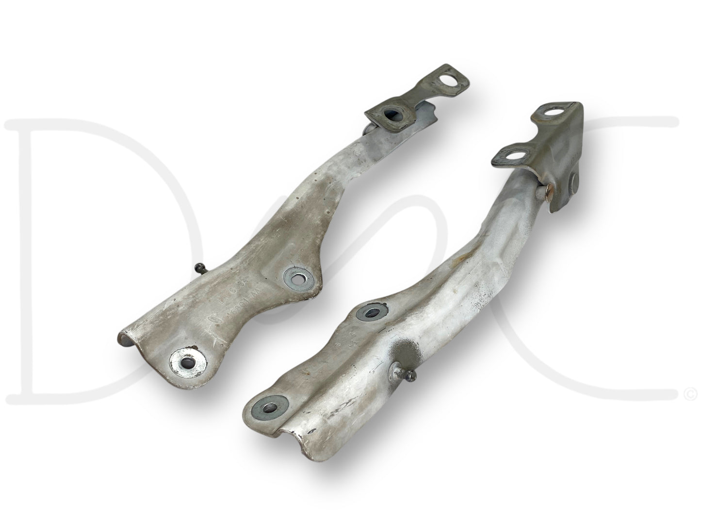 99-07 Ford F250 F350 Super Duty Hood Hinge Set White Hood Hinges OE RH LH Pair